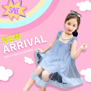 Girls autumn dress new style little girl spring and autumn dress children baby Daisy foreign style princess skirt (1)