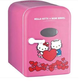 4 Liter Hello Kitty and Dear Daniel Portable Mini Fridge Cooler - Pink (1)