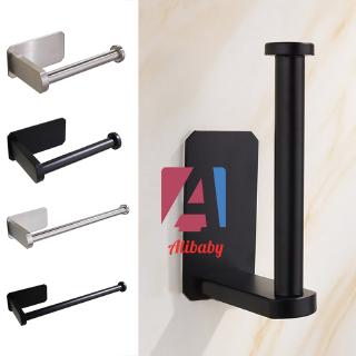 Self Adhesive Toilet Paper Holder Toilet Roll Stick on Wall Stainless Steel for Bathroom Kitchen (3)
