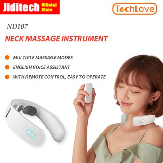 Jiditech ND107 Portable Neck Massager with Remote Control mini Massager neck shoulder protector