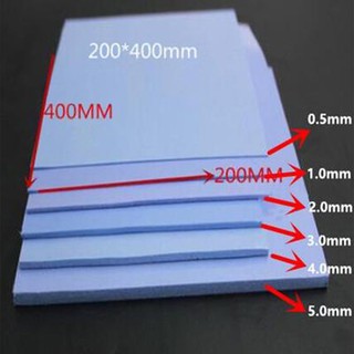 ☼High thermal conductivity silicone sheet Heat dissipation silicone pad CPU thermal pad LED thermal
