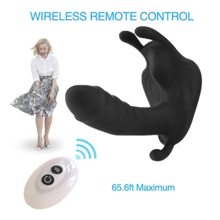 Wireless Remote Control Wearing Butterfly Masturbation Vibrator Female Sex Toy Masturbation Device E