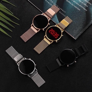 watch☈♗✠New LED Magnet Buckle Watch Creative Sports Digital Watches relo