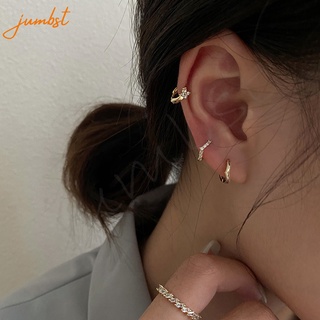 14K Gold Plated Mini Zircon Hoop Earrings Cubic Zirconia Cartilage Earring Small Huggie Piercing Earings