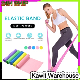 1500MM Yoga Elastic Band Fitness Exercise Resistance Bands Rubber Resistance Band For Gym Training