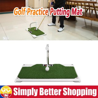 Golf Practice Swing Mat Golf Power Training Rod Golf Hitting Pad For Indoor And Outdoor