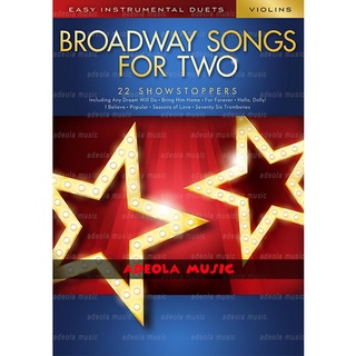 Violin Book Duet / (V-25) BROADWAY SONGS FOR TWO VIOLIN