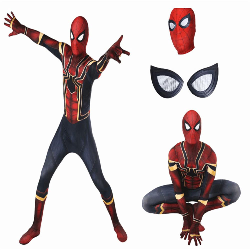 Spiderman Homecoming Iron Suit Superhero Cosplay Costume