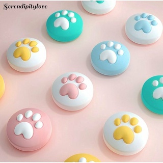 [24Hs Delivery] For Nintendo Switch Lite Cat Paw Thumb Grips Cover Joystick Rocker Cap