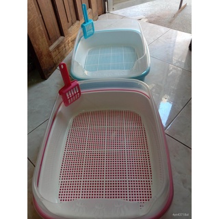 Cat Litter Box with Strainer/Sifter (Large) & Scooper