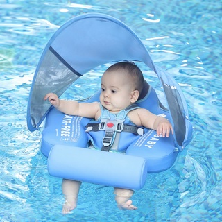 Mambobaby Solid Non-inflatable Newborn Baby Waist Float Lying Swimming Ring Pool Toys Swim Ring Swim