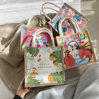 <24h delivery>W&G Printed handbag womenfashion toteshopping sling bag Beijing Opera personalized creative handbag