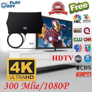 ✗300 Mile Range Antenna TV Digital HD Skywire Antena Digital HDTV 1080p Indoor
