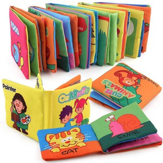 Baby Cloth Book Baby Educational Toy Cloth Kids Book Reading Books For Early Learning (3)