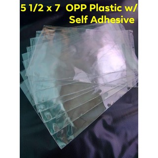 Clear Plastic Packaging 5 1/2 x 7 w/ Self Adhesive (100pcs/pack)