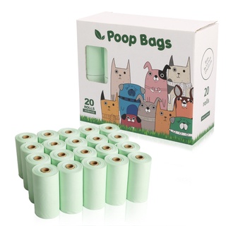 Eco-friendly Dog Poop Bags Biodegradable Compostable Pet Garbage Bag Degradation Disposable Pick Up