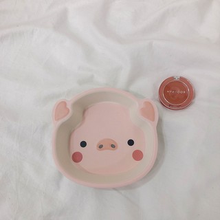 <24h delivery>W&GKawaii cartoon piggy shape breakfast snack snack bowl plastic tableware (7)