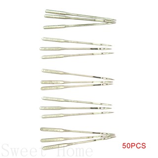 50pcs Home Sewing Machine Needles Universal Household DIY Metal Assorted Sew Needles Size CHSG