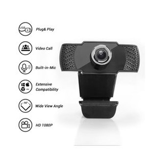 STEQ POWERLOGIC (812H) WEBCAM 1080P, 30FPS , WITH BUILT-IN MICROPHONE, USB SUPPORT, COLOR BLACK (3)