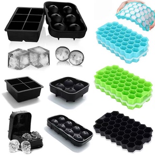 Silicone ice tray mold Ice tray skull ice cubes forms ice cube tray with lid ice cube maker silicone