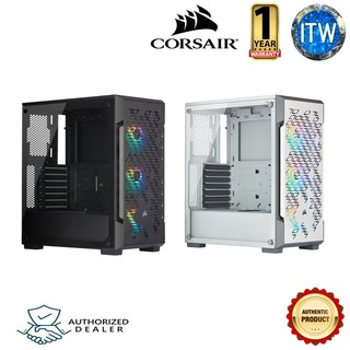 Corsair iCUE 220T RGB Airflow Steel,Tempered Glass ATX Mid Tower Computer Case