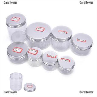 Plusflower Aluminum Cosmetic Tin Pot Lip Balm Jar Containers Oil Wax Empty