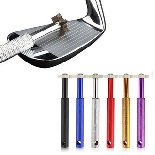Golf Club Groove Sharpener, Re-Grooving Tool and Cleaner, Pitching, Sand, Lob, Gap and Approach Wedges and Utility Clubs