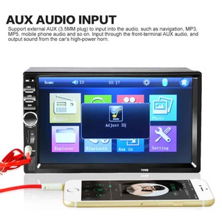 7" 2 Din Car MP5 PlayerTouch Screen Car Bluetooth Stereo (2)