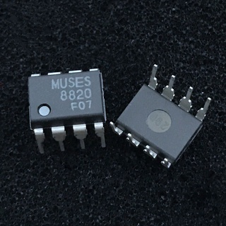 【Stock】 MUSES8820 DIP8 HiFi OP AMP Audio Dual Operational Amplifier