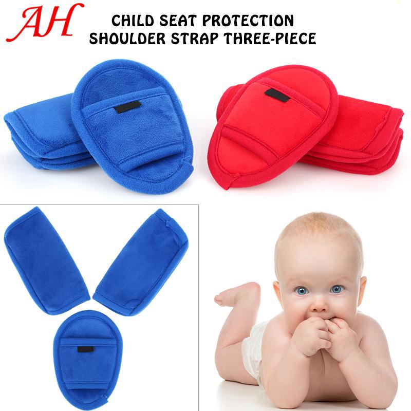 Baby Kids Stroller Car Seat Safety Shoulder Strap Cover Pad Protective set (1)