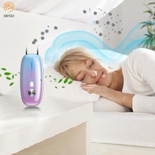 Electroplating Touch Screen Portable Air Purifier Necklace-XY2