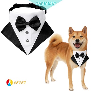 MAGIC New Dog Necktie Fashion Tuxedo Bow Ties Formal Tie Cute Dog Cat Grooming Pet Accessories Comfo
