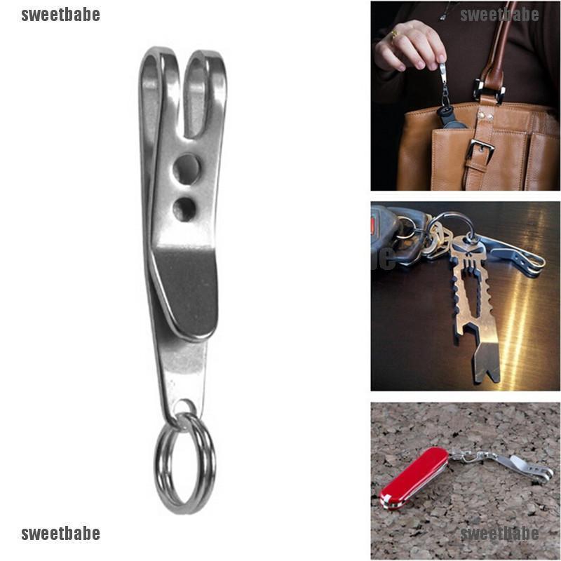 EDC Bag Suspension Clip Keychain Clip Tool Carabiner Outdoor Quicklink Too