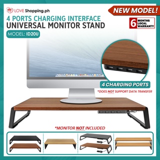 ID20 Universal Aluminum Desktop Monitor Stand Laptop Riser - 4 VERSIONS