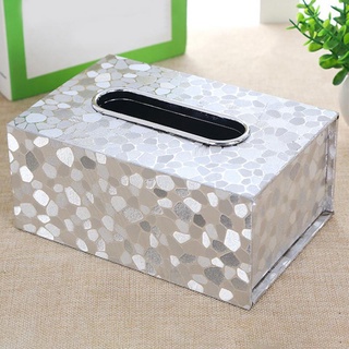 Paper Rack Elegant Car Fashion Home Rectangular PU Leather Shaped Tissue Box Container Towel Napkin