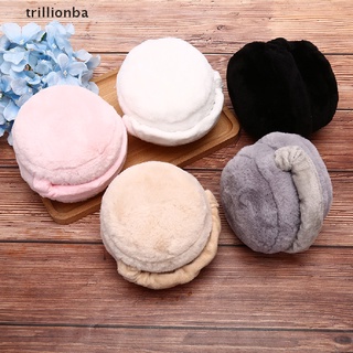 [trillionba] Foldable Earmuffs Cute Hamburger Ear Warmers Men Women Winter Warm Ear Covers [trillionba]