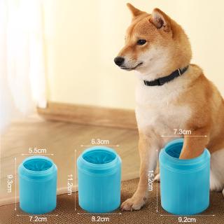 Portable Outdoor Dog Foot Washer Brush Cup Soft Silicone Bristles Pet Paw Cleaner (1)