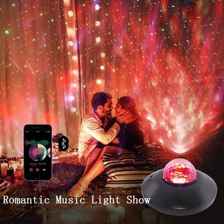Led Star Projector Night Light Galaxy Starry Night Lamp Ocean Wave Projector With Music Bluetooth Speaker Remote Control best christmas gift for kids BP (6)