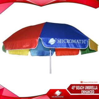 Micromatic 45" ENHANCED(MAKAPAL) Standard Round Beach Umbrella