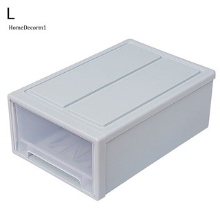 HMDC_Household Plastic Organizer Transparent Stackable Drawer Storage Box (9)
