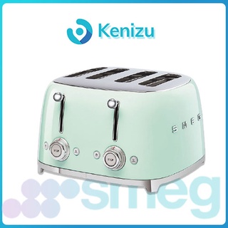 Smeg TSF03 toaster with capacity of 200W, 4 baking slots [Imported goods]