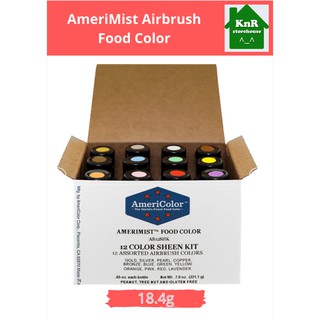 AmeriColor AmeriMist Airbrush Sheen Food Color 0.65 oz (1)