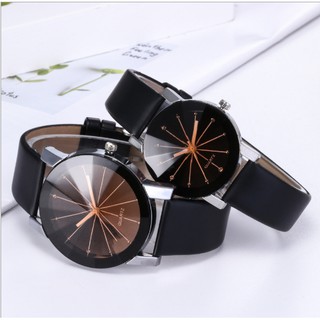 XINRAN❤️COD Korean Fashion Casual PU Leather Couple Watch & XRS501