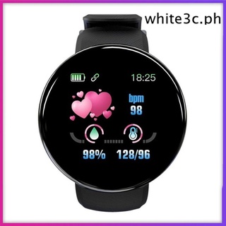 6=☆ D18 Smart Watch Round Smartwatch Women Watch Waterproof Sports Tracker Watch