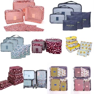 【directsupplier】 LUCKY SHOP 6 in 1 Travel Luggage Bag Clothes Organizer