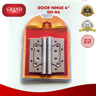 Stainless Steel Door Hinge / Bisagra Dh-04 4" Inches