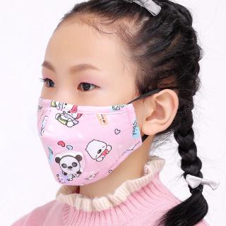 Children Kids Printed Breathing Valve Haze Mouth Face with Filter Children's PM2.5 Dustproof Masks Cartoon Bear / Rabbit / Masks