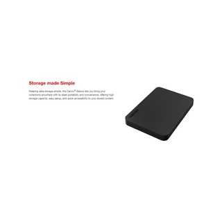 ✤ Orig FREE +READY Stock 100% original [Sell well merchandise] Toshiba 1TB Canvio Basic External (4)