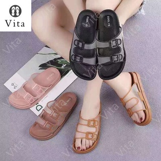 Vita Outdoor Slide Slippers Comfy Non-Slip Rubber Slippers #C1605-10