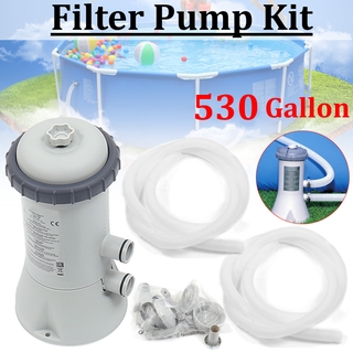 220V Swimming Pool Filter Pump Kit Home Pool Universal Filter Pump Cycling Purifier Water Cleansing